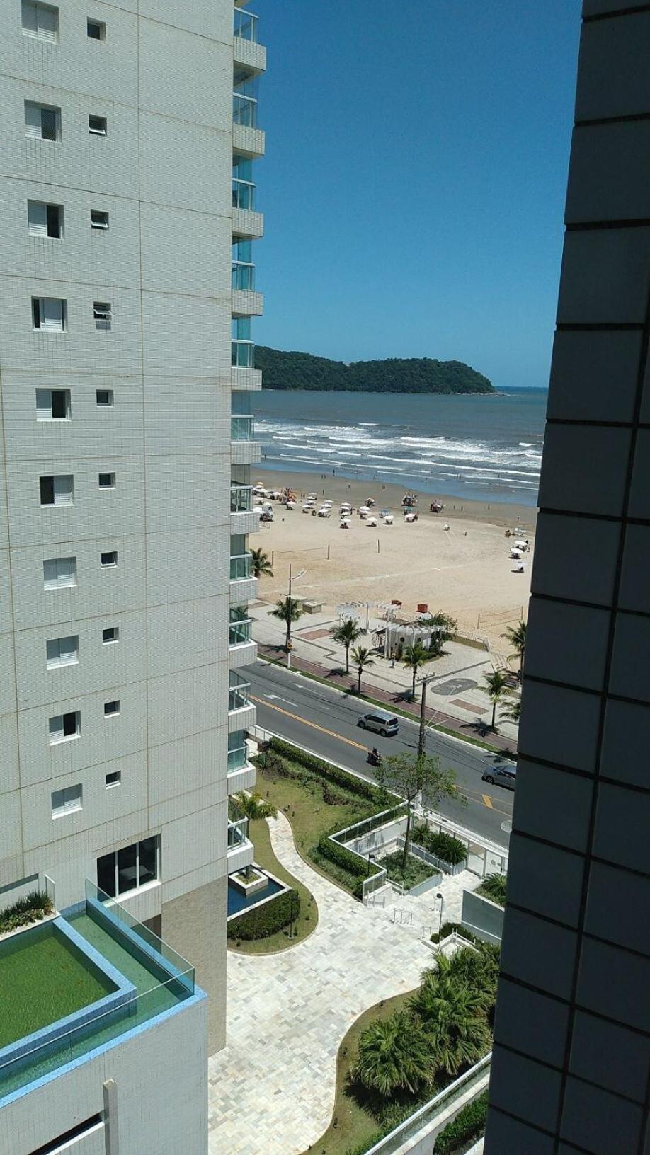 Apto Frente Pra Praia Boqueirao Pg Praia Grande  Kültér fotó